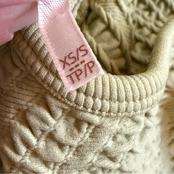 NWOT Free People MIDI Green Sweater Dress - Picture 9 of 11